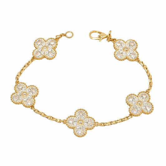 Four Clover Signature Gold Bracelet
